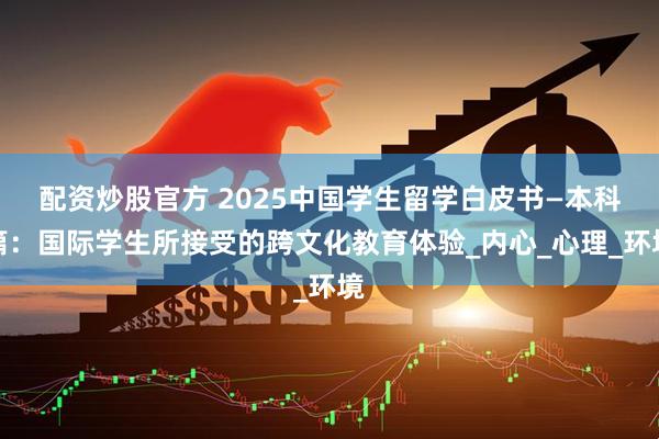 配资炒股官方 2025中国学生留学白皮书—本科篇：国际学生所接受的跨文化教育体验_内心_心理_环境